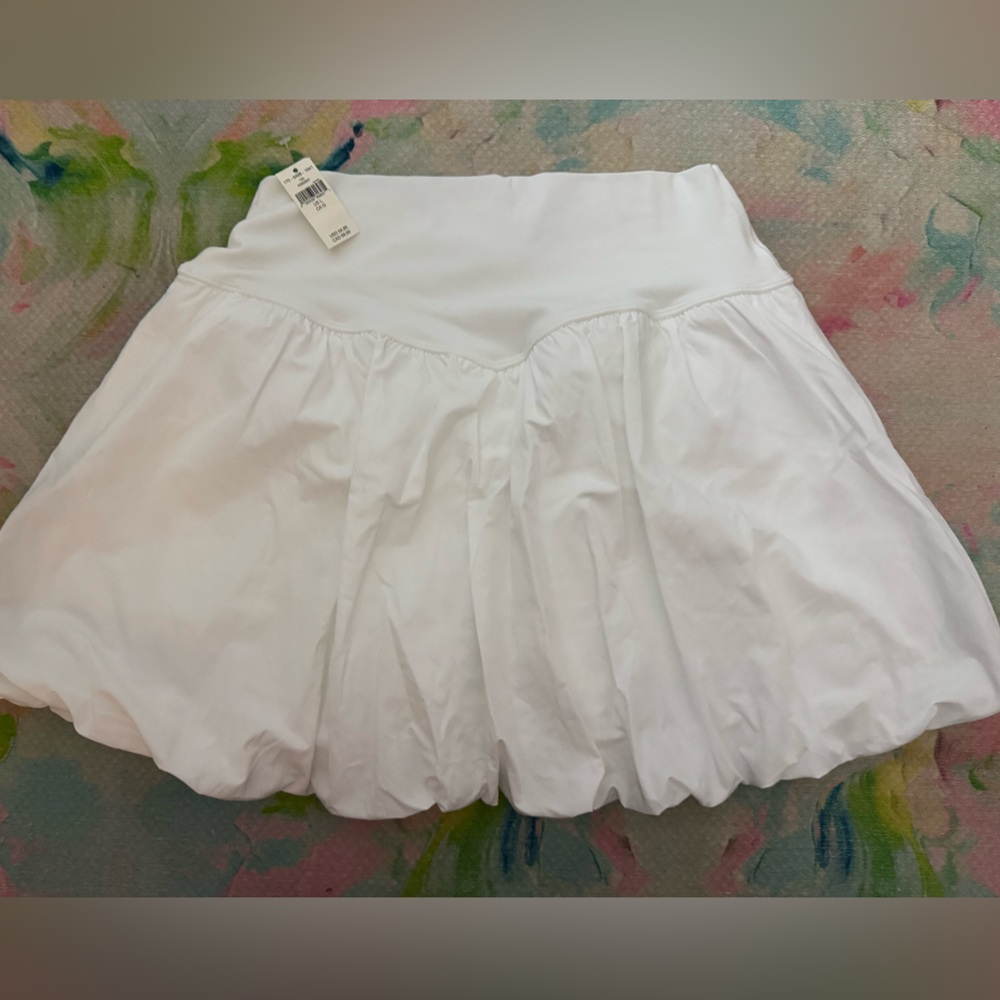 White Ruffled Skirt